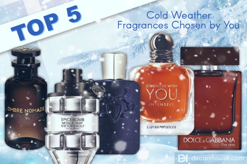 Top Five Cold Weather Fragrances Chosen By YOU